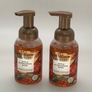 BELOVED Apple & Cinnamon Bark Foaming Hand Wash 2 pack limited edition